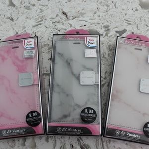 iPHONE X MARBLE CASE. WALLELT